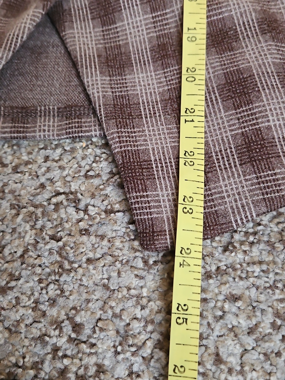 Iris Brown Plaid Vest - Picture 4 of 7